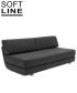 Lounge designerska sofa 3 rozkładana Softline | Design Spichlerz