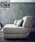 Lounge designerska sofa 3 rozkładana Softline | Design Spichlerz