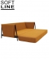 Madison designerska sofa rozkładana Softline | Design Spichlerz