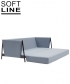 Madison designerska sofa rozkładana Softline | Design Spichlerz