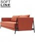 Madison designerska sofa rozkładana Softline | Design Spichlerz