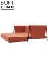 Madison designerska sofa rozkładana Softline | Design Spichlerz