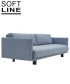 Meghan sofa rozkładana Softline | Design Spichlerz