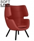 Moai designerski fotel Softline | Design Spichlerz