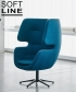 Moai Swivel designerski fotel obrotowy Softline | Design Spichlerz