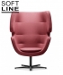 Moai Swivel designerski fotel obrotowy Softline | Design Spichlerz