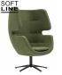 Moai Swivel designerski fotel obrotowy Softline | Design Spichlerz