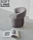 Picolo designerski fotel Softline | Design Spichlerz