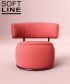 Picolo designerski fotel Softline | Design Spichlerz