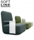 Standby designerski fotel Softline | Design Spichlerz