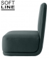 Standby designerski fotel Softline | Design Spichlerz