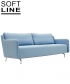 Venus designerska sofa rozkładana Softline | Design Spichlerz