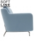 Venus designerska sofa rozkładana Softline | Design Spichlerz
