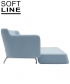 Venus designerska sofa rozkładana Softline | Design Spichlerz