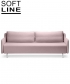 Venus designerska sofa rozkładana Softline | Design Spichlerz
