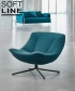 Vera Swivel designerski fotel obrotowy Softline | Design Spichlerz