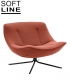 Vera Swivel designerski fotel obrotowy Softline | Design Spichlerz