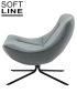 Vera Swivel designerski fotel obrotowy Softline | Design Spichlerz