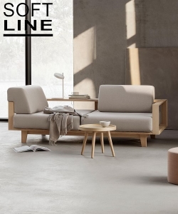 Wood designerska sofa | Softline