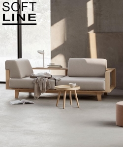 Wood sofa z funkcją spania Softline