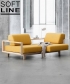 Wood designerska sofa Softline | Design Spichlerz