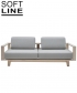 Wood designerska sofa Softline | Design Spichlerz