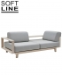 Wood designerska sofa Softline | Design Spichlerz