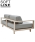 Wood designerska sofa Softline | Design Spichlerz