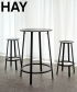 Revolver Stool 75 czarny skandynawski hoker designerski | Hay | Design Spichlerz