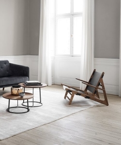 Fotel skórzany Hunting Chair ikona duńskiego designu | Børge Mogensen | Fredericia