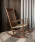 J16 skandynawski fotel bujany ikona designu | Hans J. Wegner | Fredericia