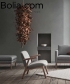 Cosh armchair low zabawny, ale stylowy fotel skandynawski Bolia | Design Spichlerz 