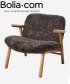 Cosh armchair low zabawny, ale stylowy fotel skandynawski Bolia | Design Spichlerz 