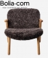 Cosh armchair low zabawny, ale stylowy fotel skandynawski Bolia | Design Spichlerz 