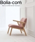 Cosh armchair low zabawny, ale stylowy fotel skandynawski Bolia | Design Spichlerz 