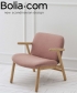 Cosh armchair low zabawny, ale stylowy fotel skandynawski Bolia | Design Spichlerz 