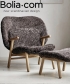 Cosh armchair medium stylowy fotel skandynawski Bolia