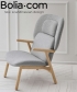 Cosh armchair high fotel skandynawski Bolia | Design Spichlerz 