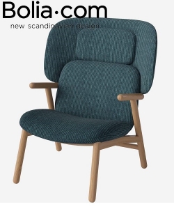 Cosh armchair high fotel skandynawski Bolia | Design Spichlerz 