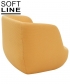 Clay Chair elegancki komfortowy fotel skandynawski Softline | Design Spichlerz 