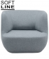 Clay Chair elegancki komfortowy fotel skandynawski Softline | Design Spichlerz 