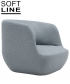 Clay Chair elegancki komfortowy fotel skandynawski Softline | Design Spichlerz 