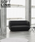 Clay Sofa elegancka komfortowa sofa skandynawska Softline | Design Spichlerz