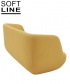 Clay Sofa elegancka komfortowa sofa skandynawska Softline | Design Spichlerz