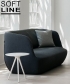 Clay Sofa elegancka komfortowa sofa skandynawska Softline | Design Spichlerz