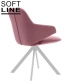 Nuuk Swivel skandynawskie krzesło obrotowe Softline | Design Spichlerz