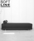 Lubi Daybed klasyczna elegancka rozkładana sofa skandynawska Softline | Design Spichlerz