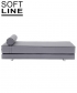 Lubi Daybed klasyczna elegancka rozkładana sofa skandynawska Softline | Design Spichlerz