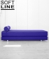 Lubi Daybed klasyczna elegancka rozkładana sofa skandynawska Softline | Design Spichlerz