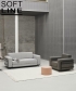 Silver sofa Softline design Stine Engelbrechtsen | Design Spichlerz